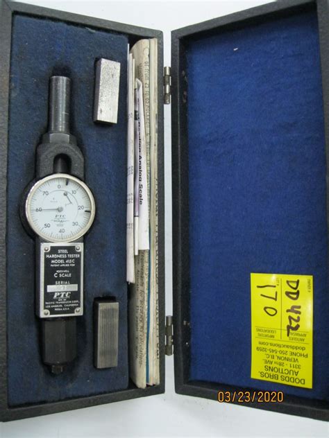 steel hardness tester model 415c|PTC Instruments 415C Rockwell C Scale Hardness .